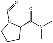 2-Pyrrolidinecarboxamide,1-formyl-N,N-dimethyl-,(2S)-(9CI) Structure