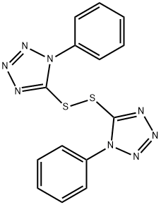 5,5-二硫-1,1-双苯基四氮唑,5117-07-7,结构式