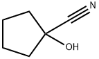 1-Hydroxycyclopentane carbonitrile Structure