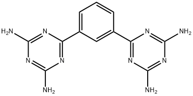 6,6'-(间亚苯基)二(1,3,5-三嗪-2,4-二胺)	,5118-80-9,结构式