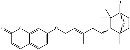 7-[[(E)-3-Methyl-5-[(1S,2R,4R)-1,3,3-trimethyl-7-oxabicyclo[2.2.1]heptan-2-yl]-2-pentenyl]oxy]-2H-1-benzopyran-2-one|化合物 T27304