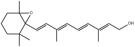 5,6-monoepoxy vitamin A Structure