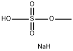 Sodium methyl sulfate Struktur
