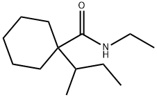 N-ethyl-1-(1-methylpropyl)cyclohexanecarboxamide Struktur