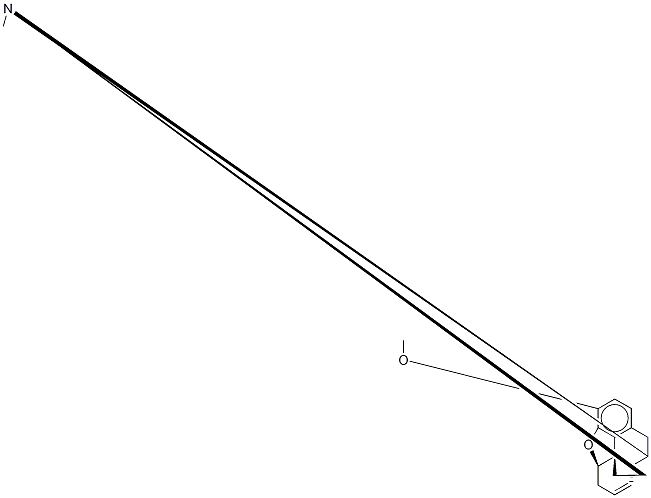 3-Methoxy-4,5α-epoxy-7,8-didehydro-17-methylmorphinan 结构式