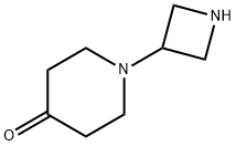 1-(3-氮杂环丁烷)-4-哌啶酮-(9CI) 结构式