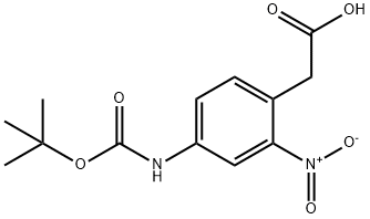 2-(4-(TERT-BUTOXYCARBONYLAMINO)-2-NITROPHENYL)ACETIC ACID|2-(4-(TERT-BUTOXYCARBONYLAMINO)-2-NITROPHENYL)ACETIC ACID