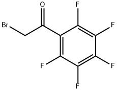 (ブロモアセチル)ペンタフルオロベンゼン 化学構造式