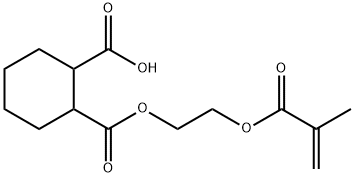 2-メタクリロイロキシエチルヘキサヒドロフタル酸 化学構造式