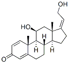 11-beta,21-dihydroxypregna-1,4,17(20)-trien-3-one Structure