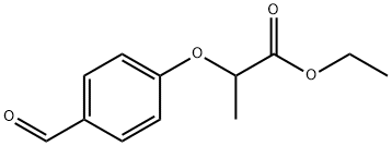 ethyl 2-(4-formylphenoxy)propionate,51264-73-4,结构式