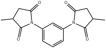 1,1'-(1,3-phenylene)bis[3-methylpyrrolidine-2,5-dione],51265-22-6,结构式