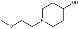 1-(2-メトキシエチル)ピペリジン-4-オール 化学構造式