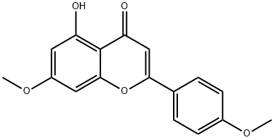 芹菜素二甲醚, 5128-44-9, 结构式