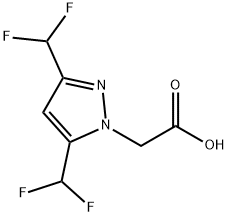 [3,5-bis(difluoromethyl)-1H-pyrazol-1-yl]acetic acid|2-[3,5-双(二氟甲基)吡唑-1-基]乙酸