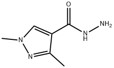 1,3-二甲基-1H-吡唑-4-碳酰肼, 512810-25-2, 结构式