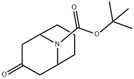 N-Boc-9-氮杂双环[3.3.1]壬-3-酮, 512822-27-4, 结构式