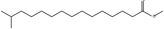 14-甲基十五烷酸甲酯,5129-60-2,结构式