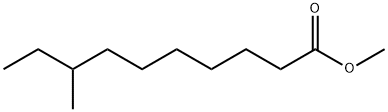 8-Methyldecanoic acid methyl ester 结构式
