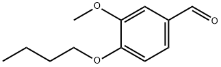 4-丁氧基-3-甲氧基苯甲醛,51301-87-2,结构式