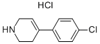 4-(4-CHLOROPHENYL)-1,2,3,6-TETRAHYDROPYRIDINE HYDROCHLORIDE Struktur