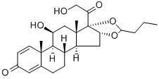 ブデソニド 化学構造式