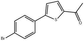 1-[5-(4-BROMOPHENYL)THIEN-2-YL]ETHANONE Structure