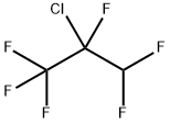 2-Chloro-1,1,1,2,3,3-hexafluoropropane Structure