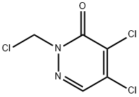 2-CHLOROMETHYL-4,5-DICHLOROPYRIDAZIN-3(2H)-ONE 化学構造式