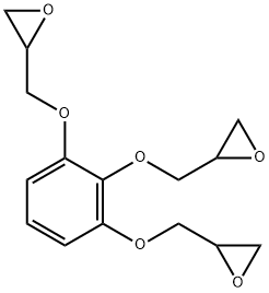 1,2,3-三(2,3-环氧丙氧基)苯	, 5136-53-8, 结构式