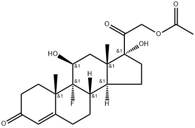 Fludrocortisone acetate Struktur
