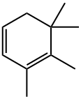 1,2,6,6-テトラメチル-1,3-シクロヘキサジエン 化学構造式