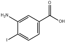 3-氨基-4-碘苯甲酸, 51411-81-5, 结构式