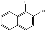 1-氟-2-萘酚 结构式