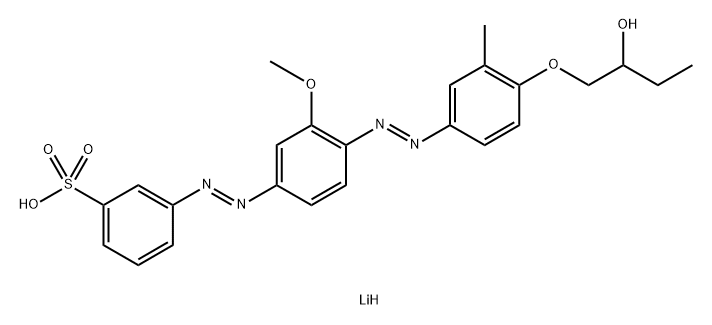 51418-91-8 lithium 3-[[4-[[4-(2-hydroxybutoxy)-3-methylphenyl]azo]-3-methoxyphenyl]azo]benzenesulphonate