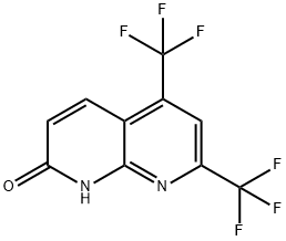 5,7-BIS(TRIFLUOROMETHYL)[1,8]NAPHTHYRIDIN-2-OL|5,7-双(三氟甲基)[1,8]萘啶-2-醇