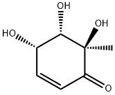 2-Cyclohexen-1-one, 4,5,6-trihydroxy-6-methyl-, (4S,5S,6R)- (9CI) 结构式