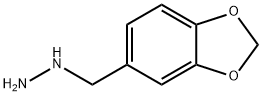 BENZO[1,3]DIOXOL-5-YLMETHYL-HYDRAZINE 化学構造式