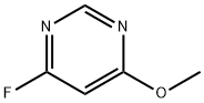 Pyrimidine, 4-fluoro-6-methoxy- (9CI) 化学構造式