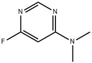 4-Pyrimidinamine, 6-fluoro-N,N-dimethyl- (9CI) Struktur
