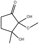 Cyclopentanone, 2,3-dihydroxy-2-methoxy-3-methyl- (9CI)|