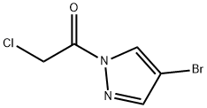 1H-Pyrazole, 4-bromo-1-(chloroacetyl)- (9CI) Structure