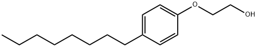 2-(4-オクチルフェノキシ)エタノール 化学構造式