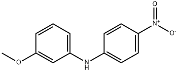 Benzenamine, 3-methoxy-N-(4-nitrophenyl)- Structure