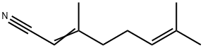 3,7-Dimethyl-2,6-octadienenitrile Struktur