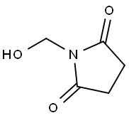N-羟甲基丁二酰亚胺, 5146-68-9, 结构式