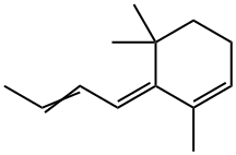 (6E)-6-[(E)-2-Butenylidene]-1,5,5-trimethyl-1-cyclohexene 结构式