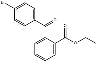 4-ブロモ-2'-カルボエトキシベンゾフェノン 化学構造式