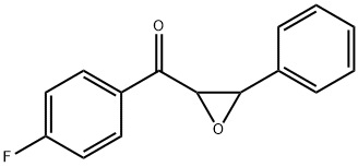 2-(4-FLUOROBENZOYL)-3-PHENYLOXIRANE 98 Structure