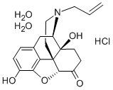 Naloxone hydrochloride dihydrate Structure